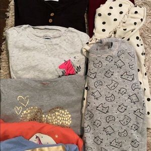 5T Girls Long Sleeve Lot - 9 Long Sleeves